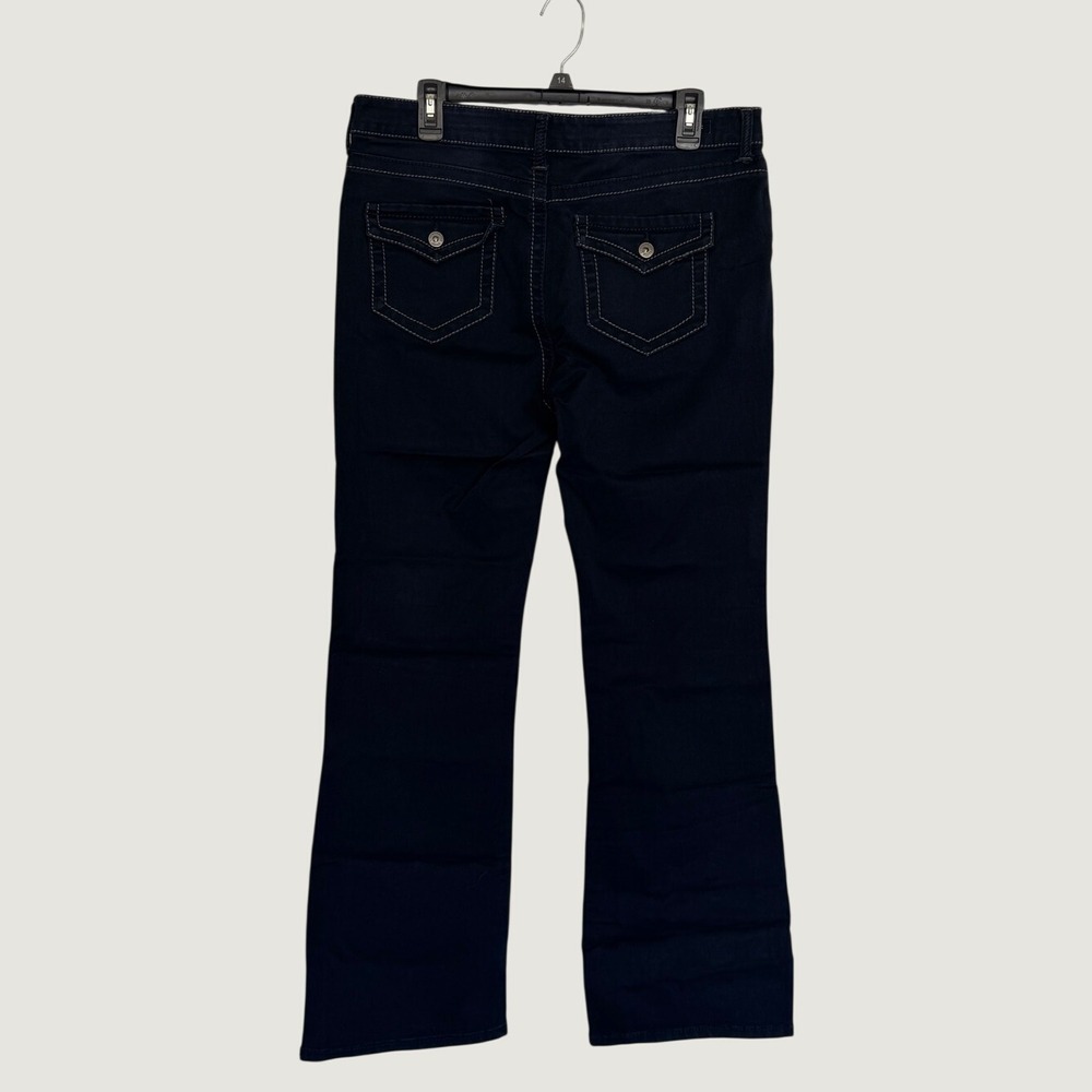 Liverpool 14x32 Rita Bootcut Jeans Dark Wash Handsand Flap Pockets - Picture 2 of 10